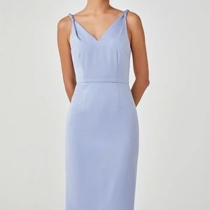 Hera Satin twist camisole dress